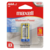 MAXELL 2-Pilas-AAA Alcalinas LR03 1.5V 1,5V LR03BP2 Alkaline Blister