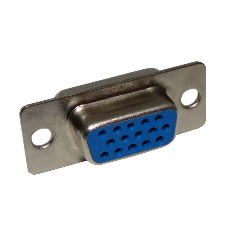 HD15 DB15-VGA HEMBRA 15-PIN Conector Soldable req/DB-CAP DE-15/H 31mm