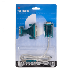 USB a Serial DB25/DB9-Macho RS232 cable inc. adaptador DB9-H a DB25-M