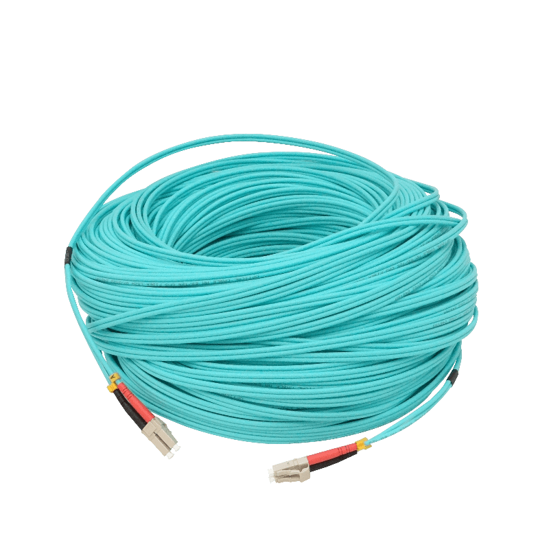 100mt LC-LC OM3 MultiModo MM Duplex Jumper Fibra 3.0mm 50/125um LSZH