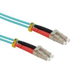 100mt LC-LC OM3 MultiModo MM Duplex Jumper Fibra 3.0mm 50/125um LSZH