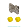 FC-FC SM/MM Rectangular SX Copla p/Fibra Adaptador p/Caja/Cabecera-CL