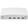 4-Manguito 4-CL-Rectangular IP20 Caja Blanca Terminacion Fibra NAP