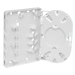 4-Manguito 4-CL-Rectangular IP20 Caja Blanca Terminacion Fibra NAP