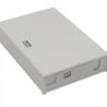 6-Manguito de-Paso 4-CL-Rectang IP20 Caja Gris Terminacion Fibra NAP