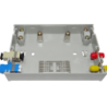 6-Manguito de-Paso 4-CL-Rectang IP20 Caja Gris Terminacion Fibra NAP