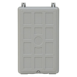 24-Manguito 8-CL-Rectangular IP52 Caja Gris Terminacion Fibra NAP