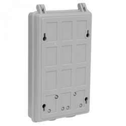 24-Manguito 8-CL-Rectangular IP52 Caja Gris Terminacion Fibra NAP
