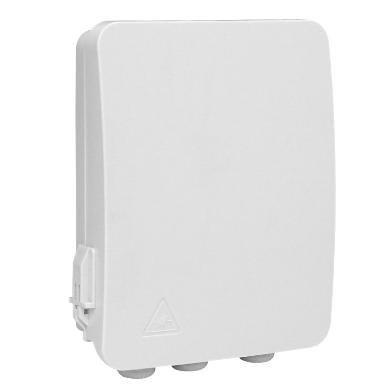 12-Manguito 8-CL-Rectangular IP65 Caja Blanca Terminacion Fibra NAP