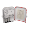 8-Manguito-no-incluido 8-CL-Rect IP65 Caja Blanco-Invierno Fibra NAP