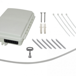 6-Manguito 6-CL-Rectangular IP65 Caja Blanco-Invierno Fibra NAP