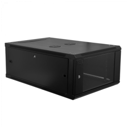 LINKMADE Desarmado 6U 100cm-Fondo Gabinete Rack Negro 1000mm