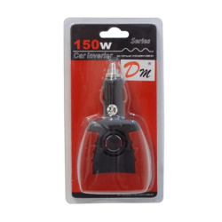 150W 12VDC-in/220V-out Inversor s/Ventilador USB-5V-500mA-OUT