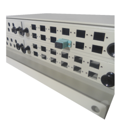 SC-SC Aqua OM3 SX-Simplex Copla p/Fibra Adaptador p/Cabecera-CL/Caja