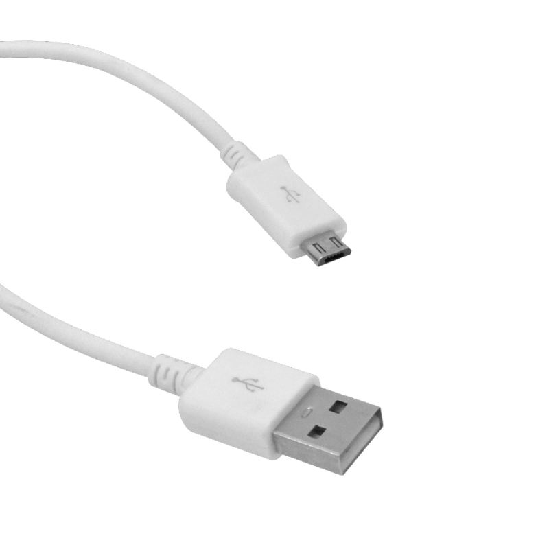 Cable USB 0,9mt A-Macho MicroB-Macho A/MicroB 90cm puede salir blanco