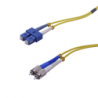 LSZH 15mt SC-FC MonoModo SM Duplex Jumper Cable Fibra 9/125um 3.0mm