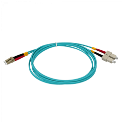 2mt LC-SC OM3 MultiModo MM Duplex Jumper Fibra 50/125um 3.0mm LSZH