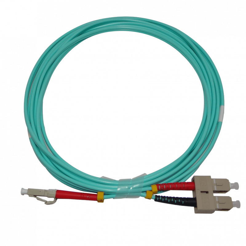 3mt LC-SC OM3 MultiModo MM Duplex Jumper Fibra 50/125um