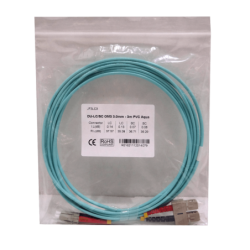 3mt LC-SC OM3 MultiModo MM Duplex Jumper Fibra 50/125um