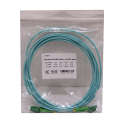 3mt LC/APC-LC/APC OM3 Multimodo MM Duplex Jumper Fibra LSZH