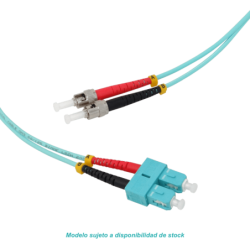 3mt ST-SC OM3 Multimodo MM Duplex Jumper Fibra 50/125um