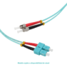 3mt ST-SC OM3 Multimodo MM Duplex Jumper Fibra 50/125um
