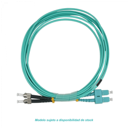 3mt ST-SC OM3 Multimodo MM Duplex Jumper Fibra 50/125um