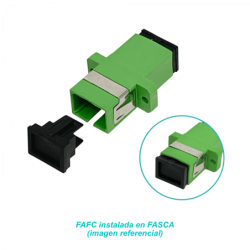 SC-SX Tapa Ciega para Copla de Fibra y modulo SFP-SC Falso Polo