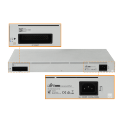 UBIQUITI 12-2500 12-1000 PoE 400W-tot 2-SFP+10G req-UniFi Switch Admin
