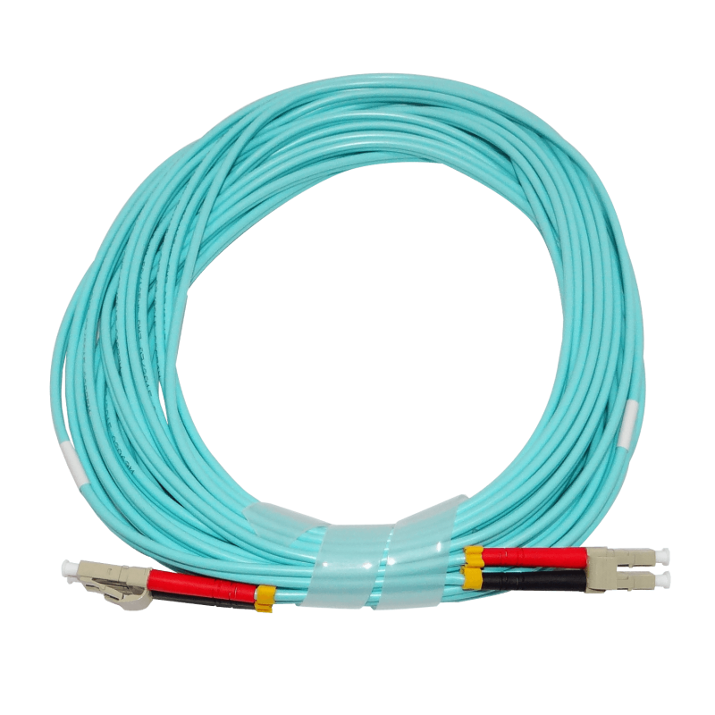10mt LC-LC OM3 MultiModo MM Duplex Jumper Fibra 3.0mm 50/125um LSZH