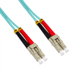 10mt LC-LC OM3 MultiModo MM Duplex Jumper Fibra 3.0mm 50/125um LSZH