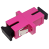 SC-SC Fucsia OM4 SX-Simplex Copla p/Fibra Adaptador p/Cabecera-CL/Caja