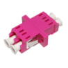 LC-LC Fucsia OM4 DX-Duplex Copla p/Fibra Adaptador p/Cabecera-CL/Caja