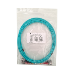3mt ST-ST OM3 Multimodo MM Duplex Jumper Fibra 3.0mm 50/125um LSZH