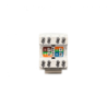 LINKMADE 180º Blanco Cat6 U/UTP Punchable Keystone p/Herramienta-KPT