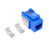 LINKMADE Azul Cat6 U/UTP Punchable Keystone Conector Hembra RJ45