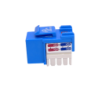 LINKMADE Azul Cat6 U/UTP Punchable Keystone Conector Hembra RJ45