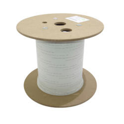 6-Fibras-G652D Blanca 500m DropCable Ext FTTH SM LSZH 4x2.5mm