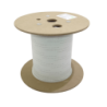 6-Fibras-G652D Blanca 500m DropCable Ext FTTH SM LSZH 4x2.5mm