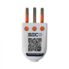 KALOP 2P+T Blanco 10A SEC-60477 Enchufe Macho Volante c/Tierra KL44404