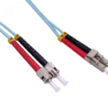 3mt LC-ST OM3 Multimodo MM Duplex Jumper Fibra 3.0mm 50/125um LSZH