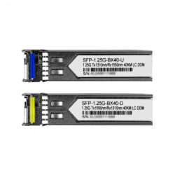 1-LC 40km Pareja SFP WDM Bidireccional 1550nm/1310nm 1,25Gbps 1.25g