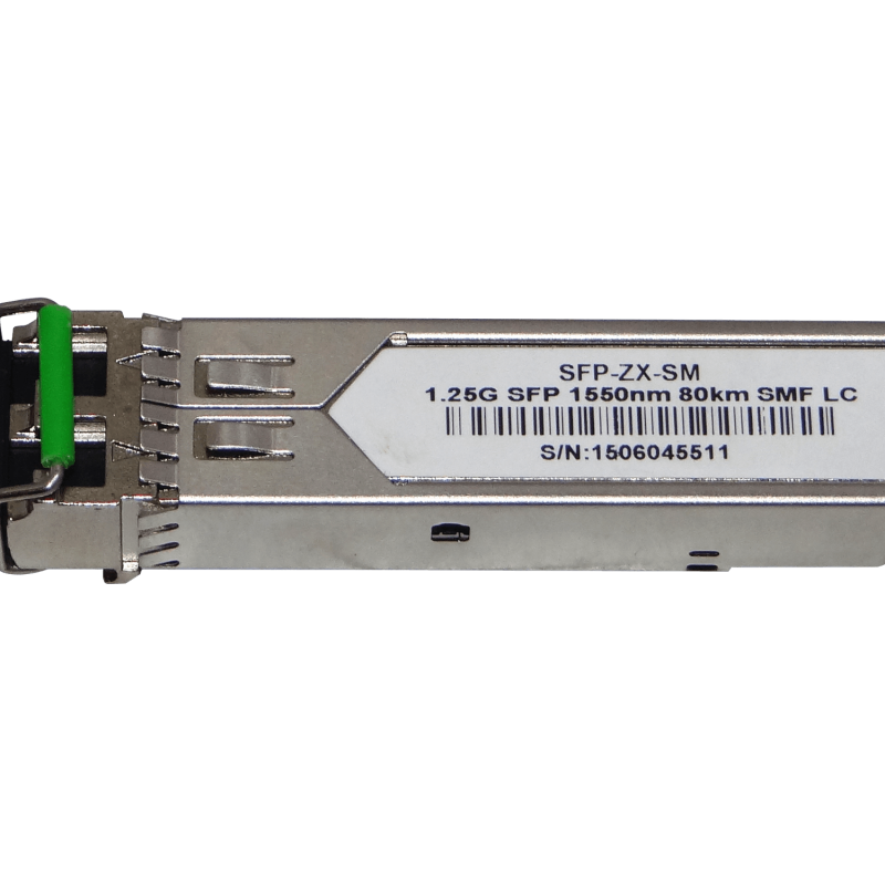 SM 2-LC 80Km 1550nm Modulo SFP 1,25Gbps Gigabit Fibra Optica 1.25g