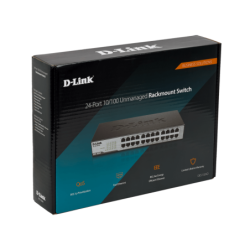 D-LINK 24-100 Switch no-Admin Rack 220V-directo