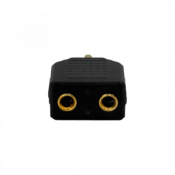 MACROTEL Y-AUDIO 2-3,5MM-H 1-3,5MM-M STEREO ADAPTADOR COPLA Phone-1/8