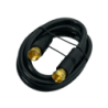 MACROTEL Cable RG59 Coaxial F-M F-M 1mt Negro TV-Cable