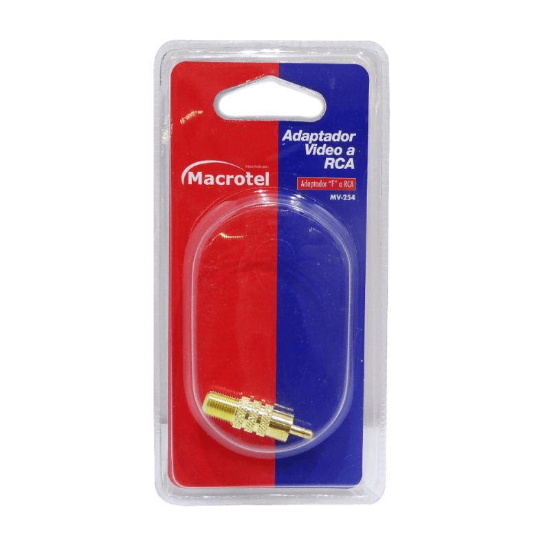 ADAPTADOR COPLA F-H RCA-M DORADO