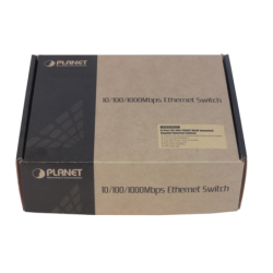 PLANET 8-1000 Switch Industrial no-Admin Plano/DIN req/12-48VDC IP30