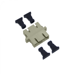 SC-SC Beige MM DX-Duplex Copla p/Fibra Adaptador p/Cabecera-CL/Caja