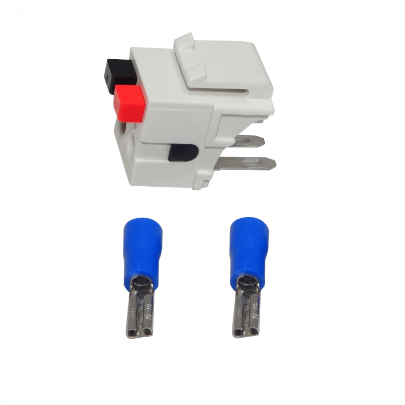 ICC Keystone 2-pin Parlante Rojo-Negro max-AWG16 UL